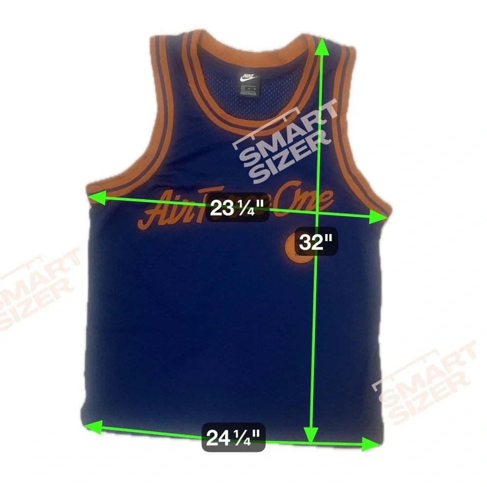 Men's XL Nike Basketball Jersey Air‎ Force One Athleisure Sport Activewear Tank